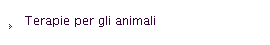 Terapie per gli animali